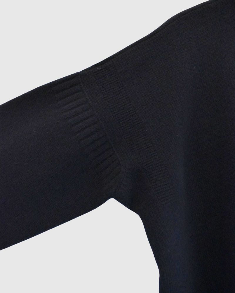 JANE Vネックカーディガン Black