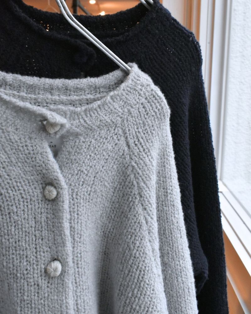 【予約】 F/W RS 027 ラグランニットカーディガン（10月初旬 - 10月中旬）
