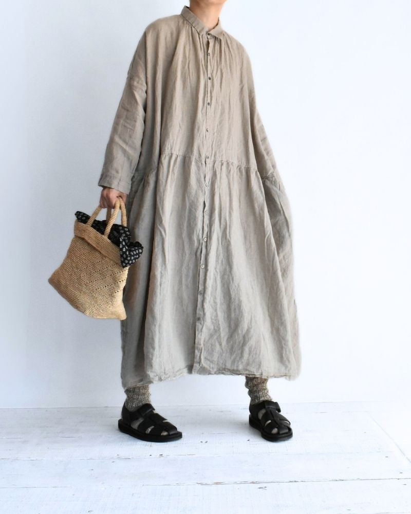フレンチリネンドレス Natural