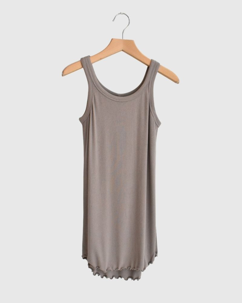 Basic Rib Tank "NICK" Grayge