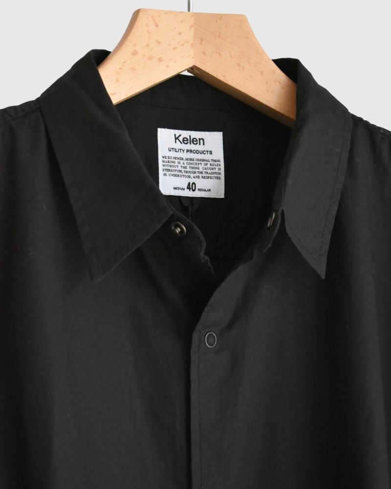 【sale】THREE NEEDLE STITCH UTILITY SHIRT "PACAS" Black