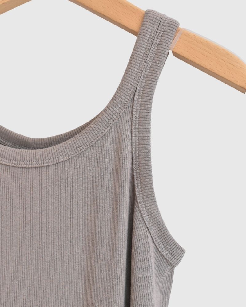 Basic Rib Tank "NICK" Grayge