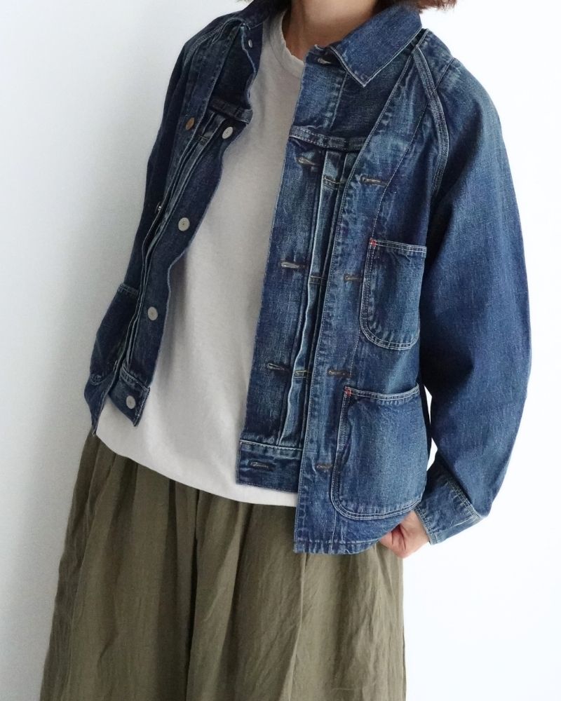 デニムドッキングジャケット Blue