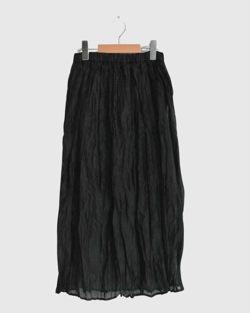 【sale】CRINKLE SKIRT Black