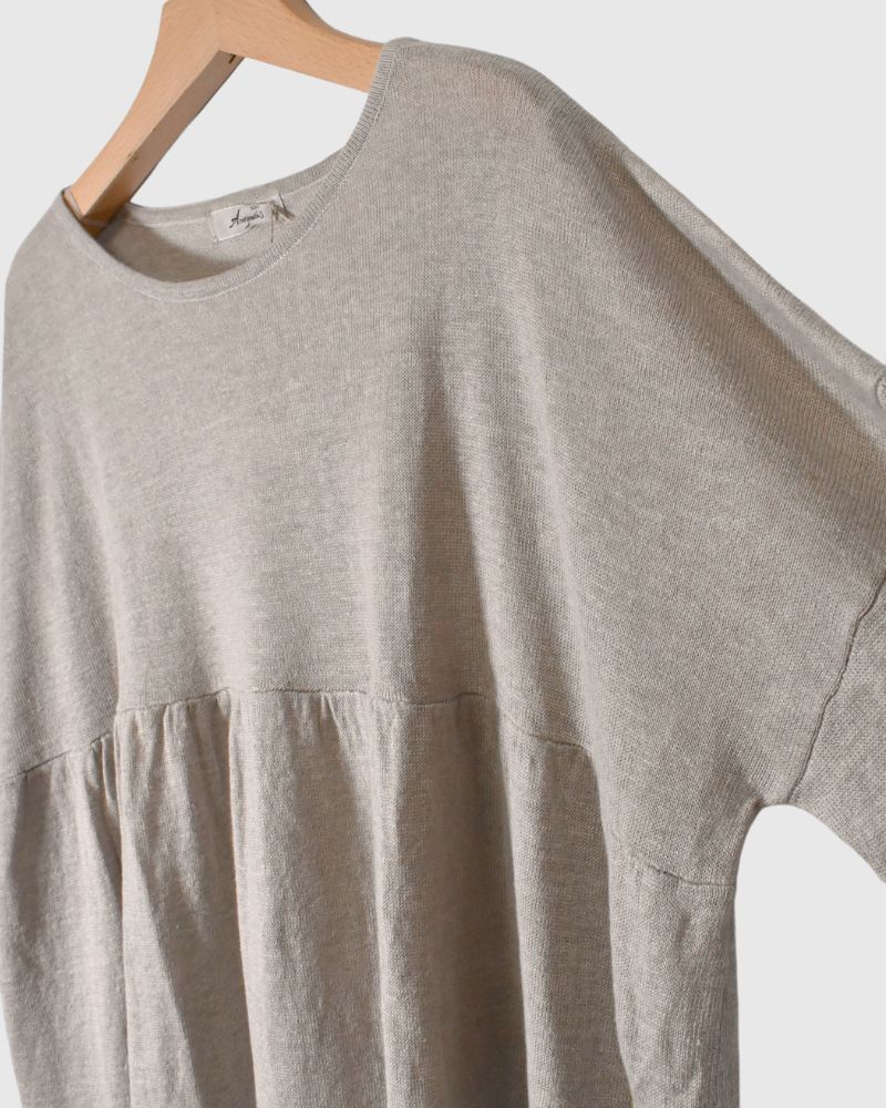 【sale】リネンプルオーバー　NATURAL