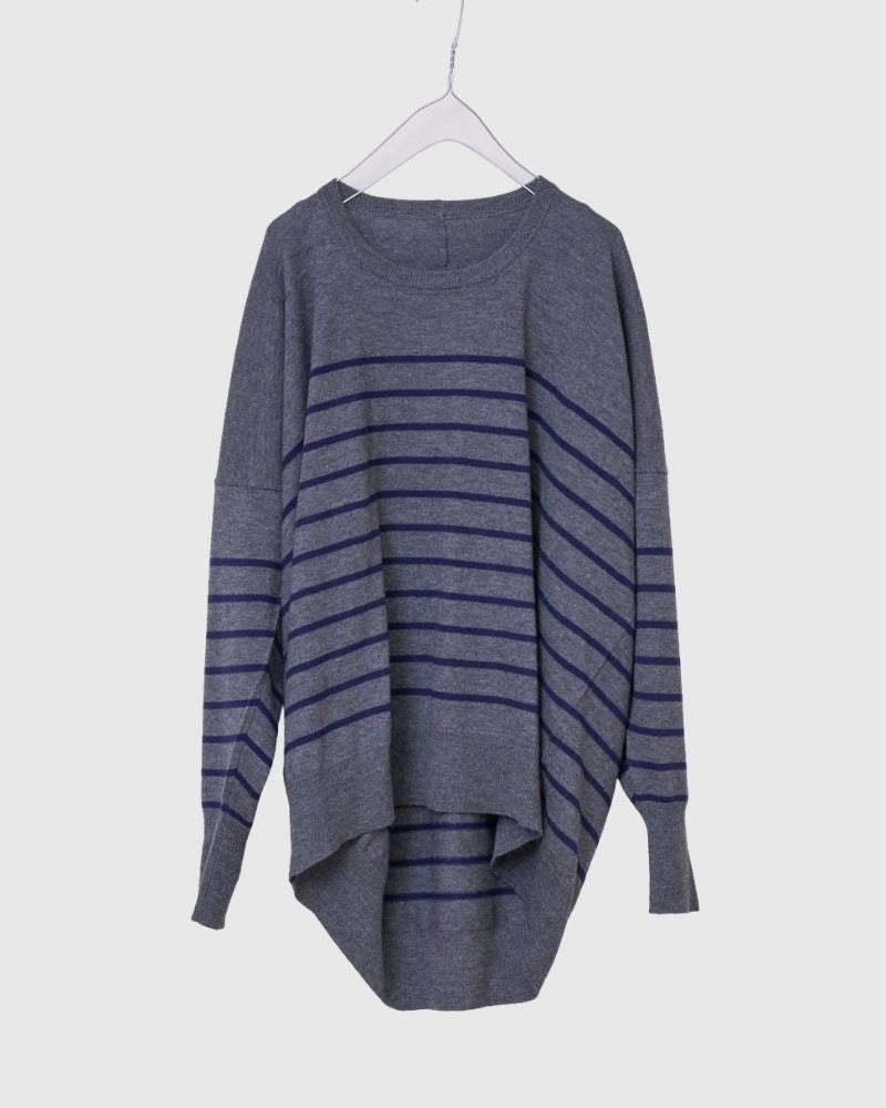【予約】 F/W LA 521 バスクボーダーディメンションニット（10月初旬 - 10月中旬）