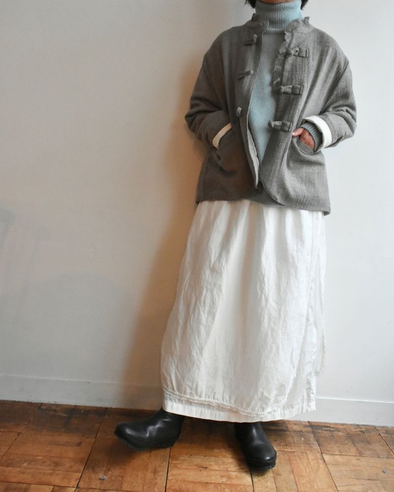 【予約】 F/W LA 528 アノニマスウールガーゼチャイナジャケット（10月末 - 11月初旬）