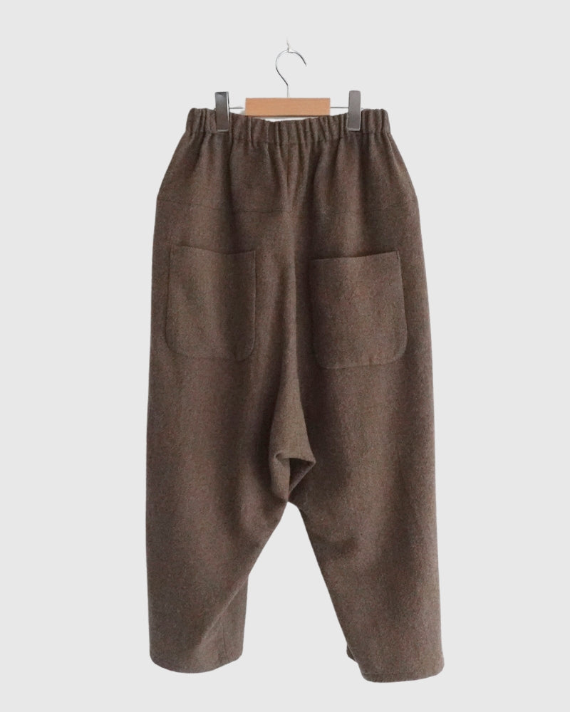 ウールパンツ Brown