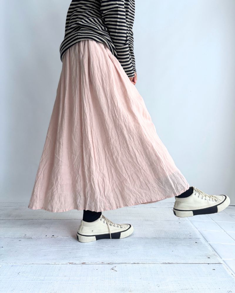 フレンチリネンスカート Pink