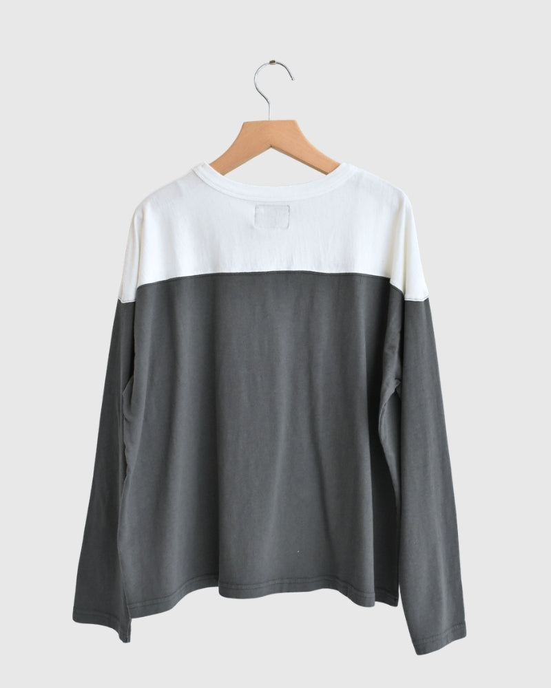 ナンバリング ワイドTシャツ Gray