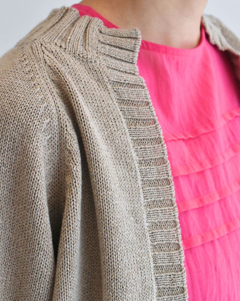 ラグランスリーブカーディガン Beige