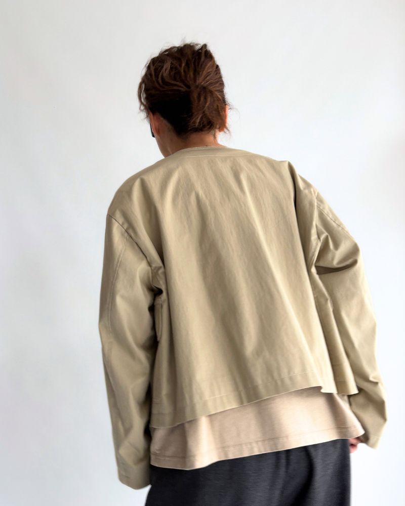 ROCKY-GABA カラーレスジャケット Beige