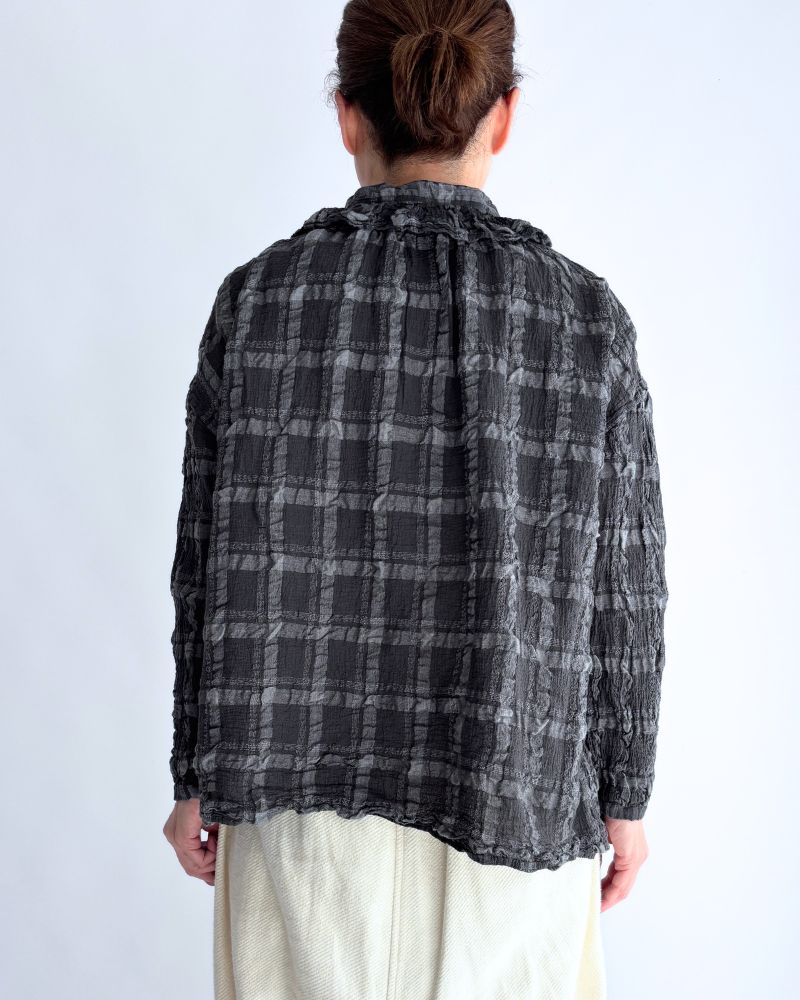 Favorite チェックブラウス GrayCheck