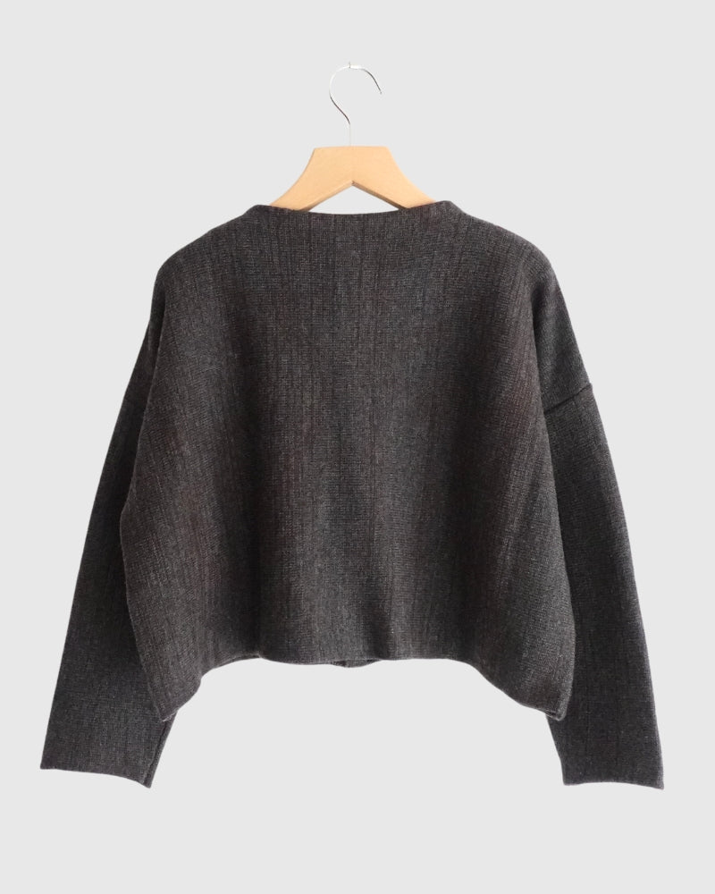 ボトルネックボイルニット Brown