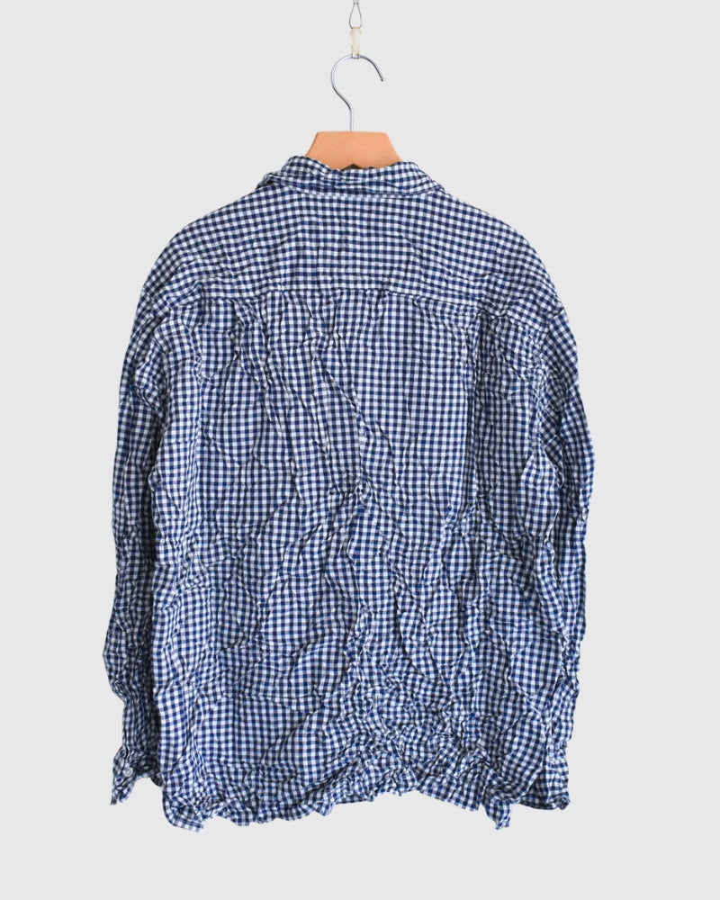 REGULAR COLLAR L/SL SHIRTS BlueGingham
