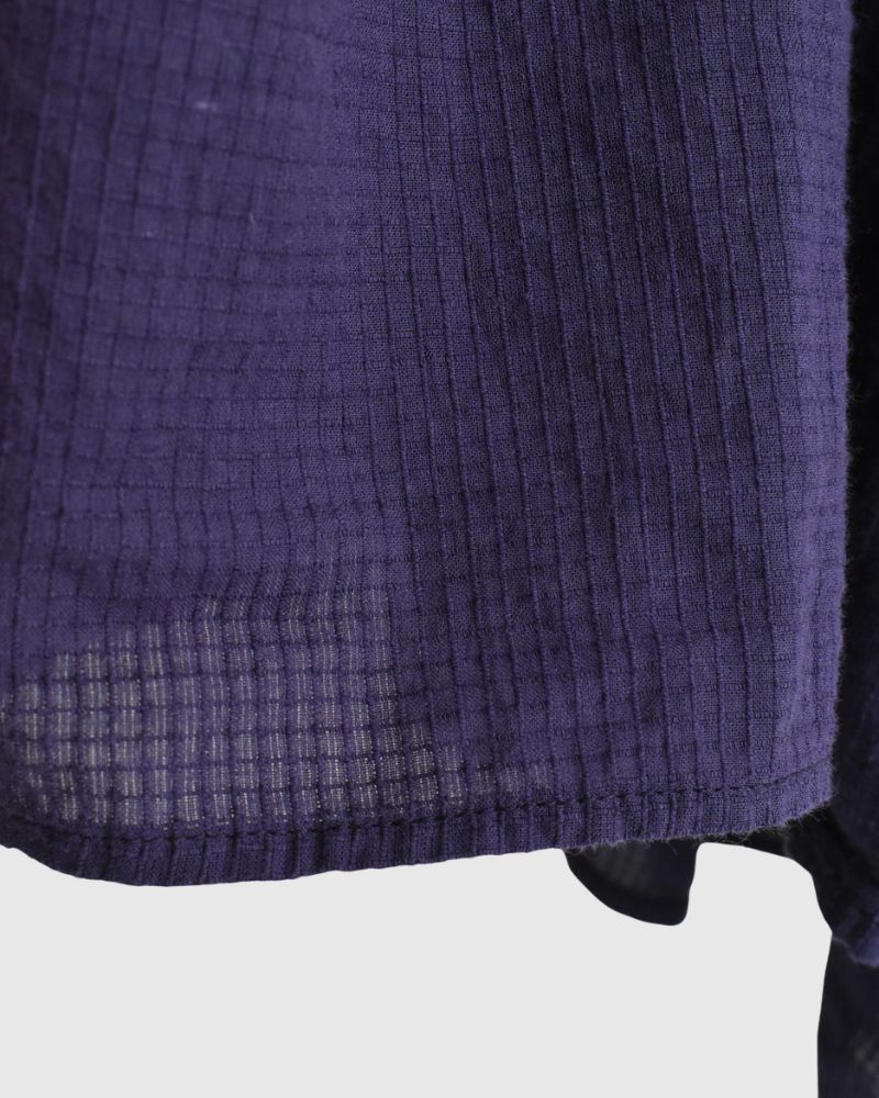 MINI PINTUCK PULLOVER DRESS Purple