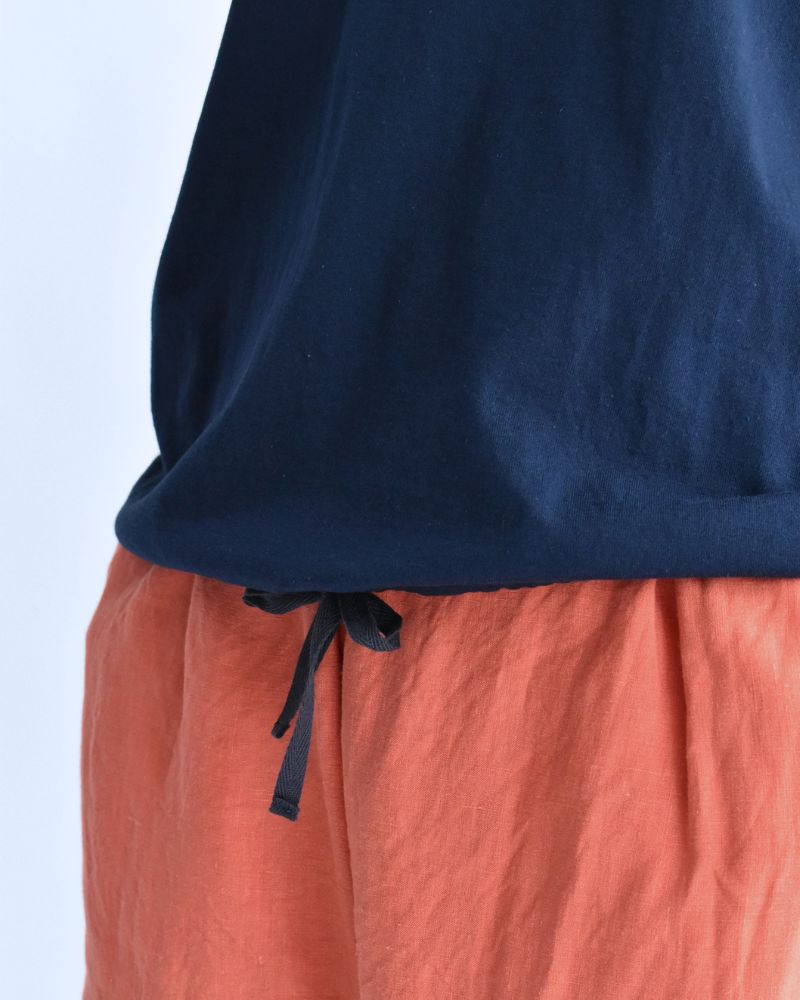 ノースリーブ ドロストTシャツ Navy