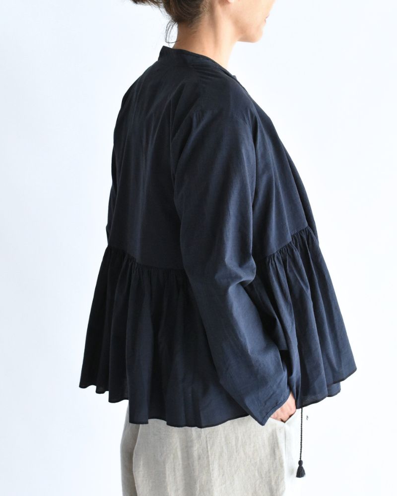 HANDWOVEN COTTON HAKEME CACHE COEUR DarkNavy