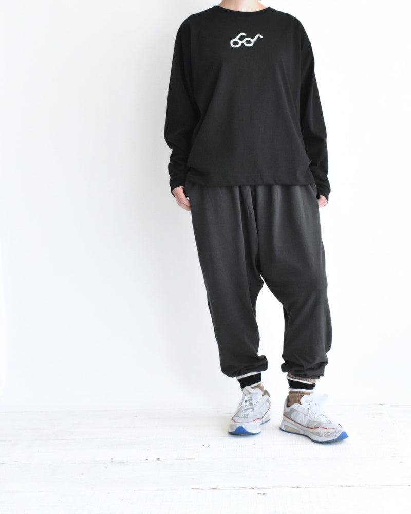メンズのめがねTee Black
