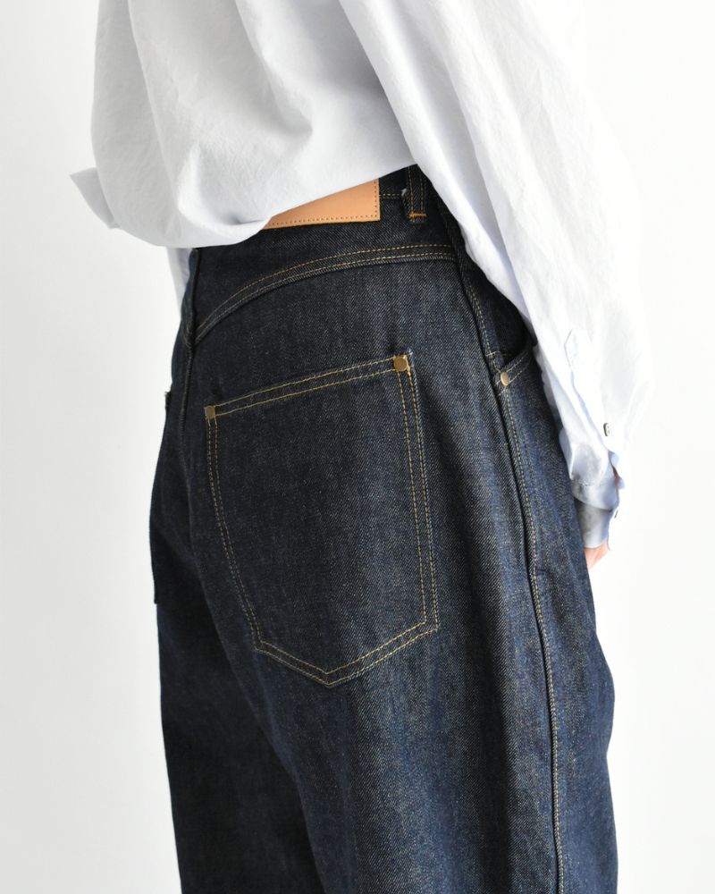 13ozムラ糸 バギーデニムパンツ OneWash