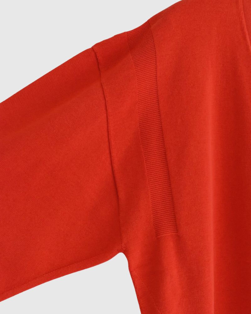 COVE Vネックショートカーディガン Orange