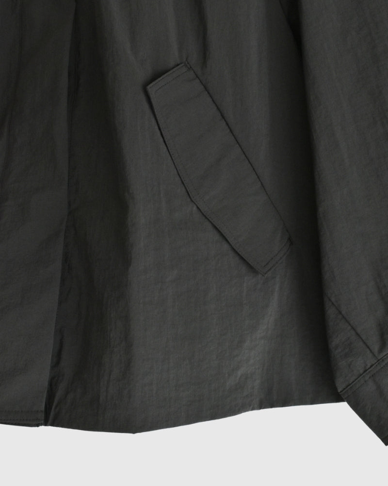 ファンネルネックジャケット Black