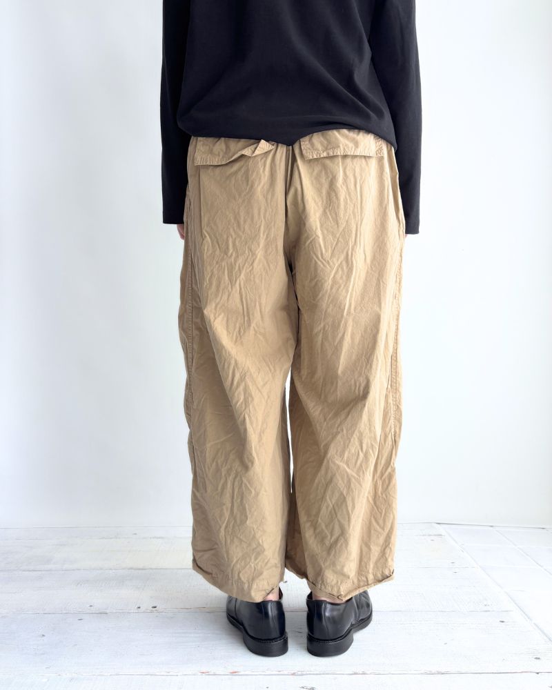 コットンシルクパンツ Beige