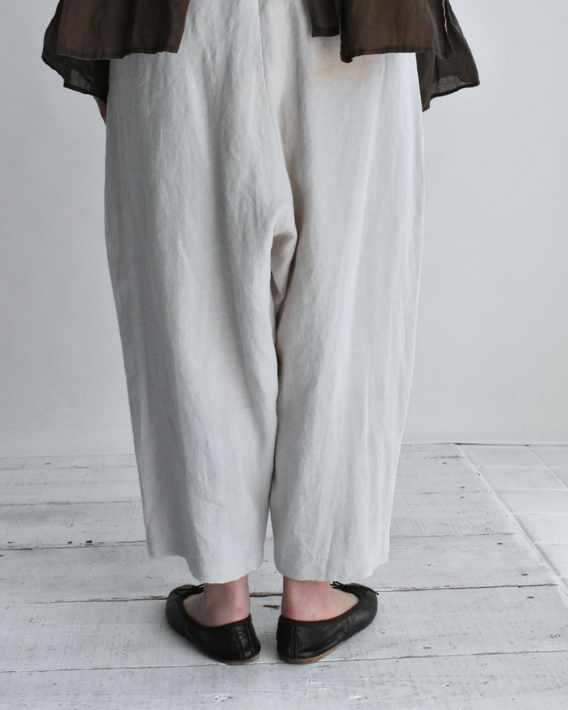 エッグパンツ（LINEN） IceGray