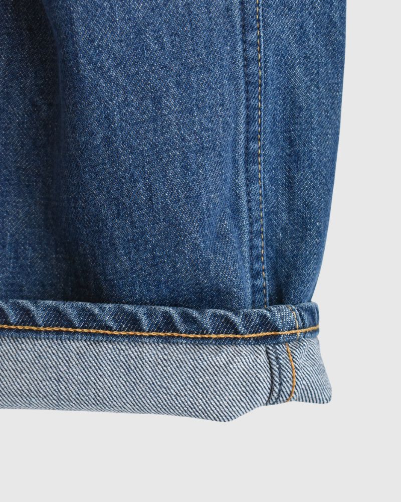 13ozムラ糸 バギーデニムパンツ VintageWash