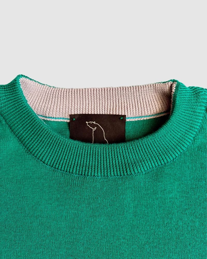 【予約】A/W TT165b コットンでできたニットプルオーバー（8月）