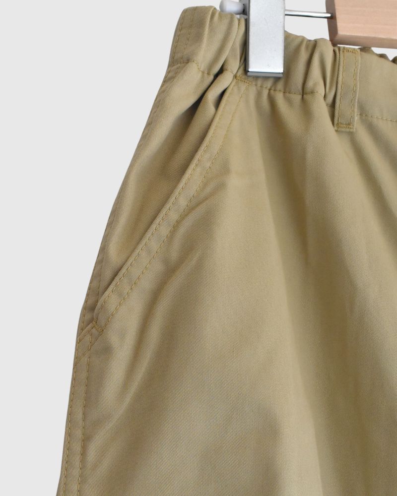 PE/Cツイル センタープレスパンツ Beige
