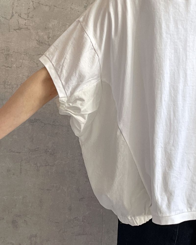 【追加生産】S/S 8T010 異素材スラッシュTee （6月中旬）