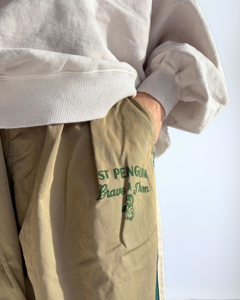 コンパクトチノ PENNIE リメイクベースボールパンツ Beige