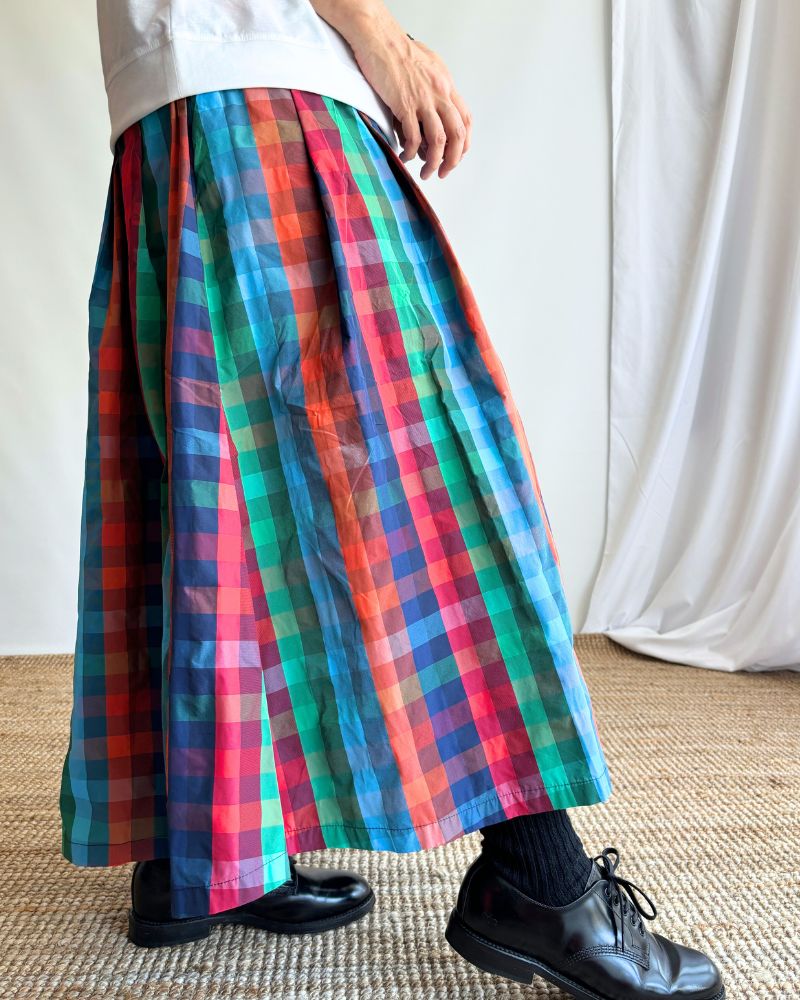 CHECK A LINE SKIRT 'FELINA' Multi