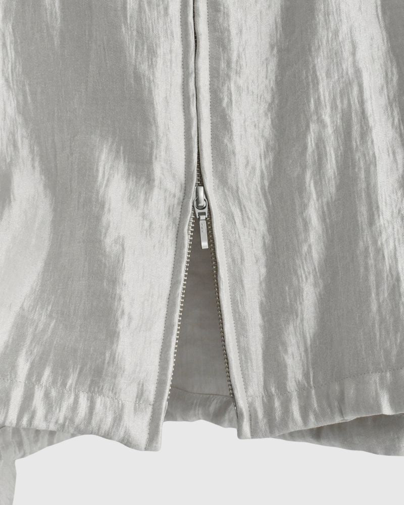 シャイニー フーディブルゾン OffBeige