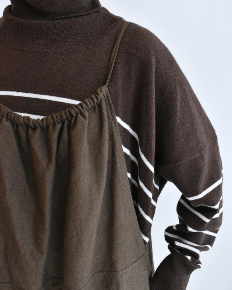 【予約】 F/W LA 516 オーディナリーモールスキンサロペット（9月末 - 10月初旬）