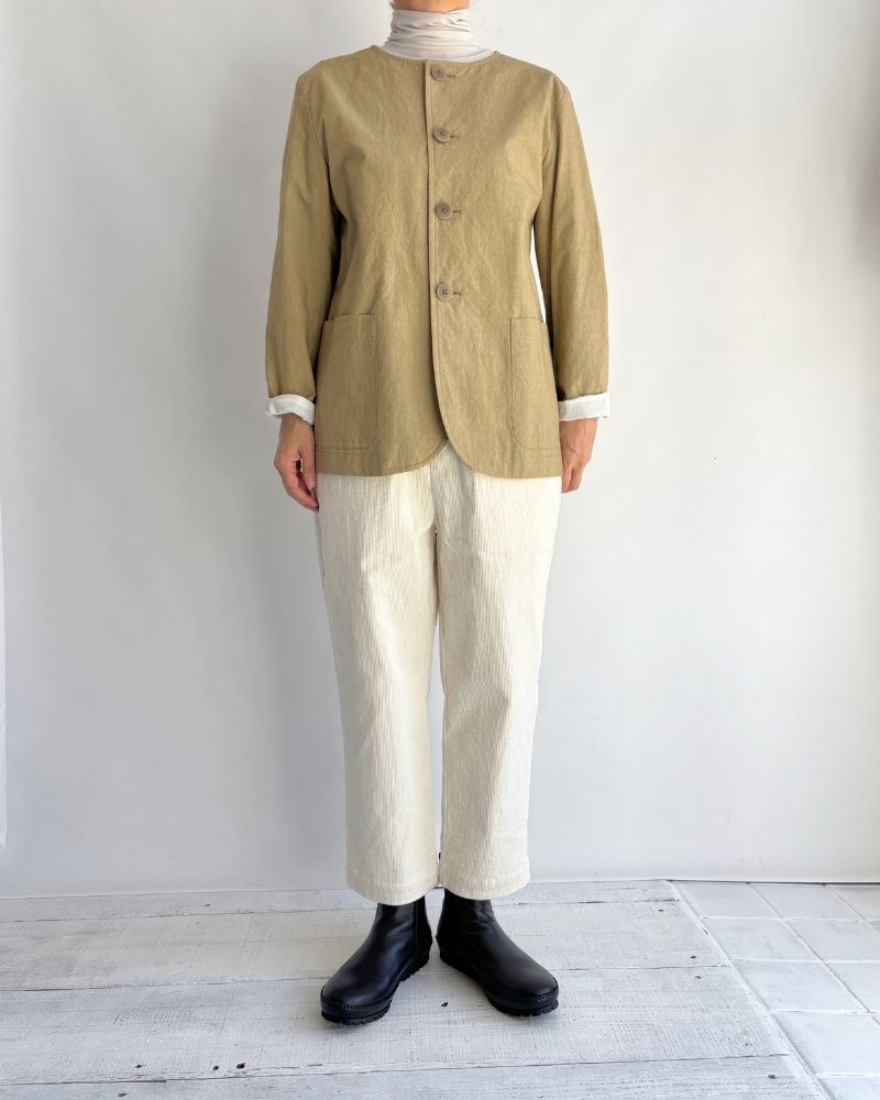 11WALE CORDUROY EASY TAPERED PANTS OffWhite