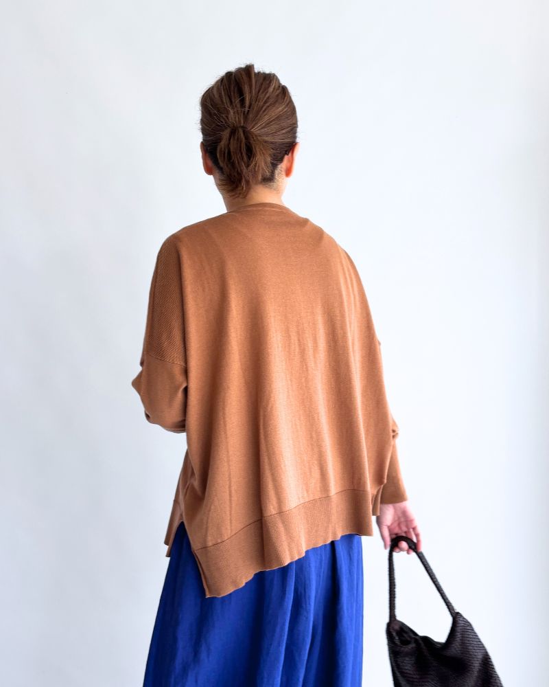 5COL 2WAY カーディガン Camel