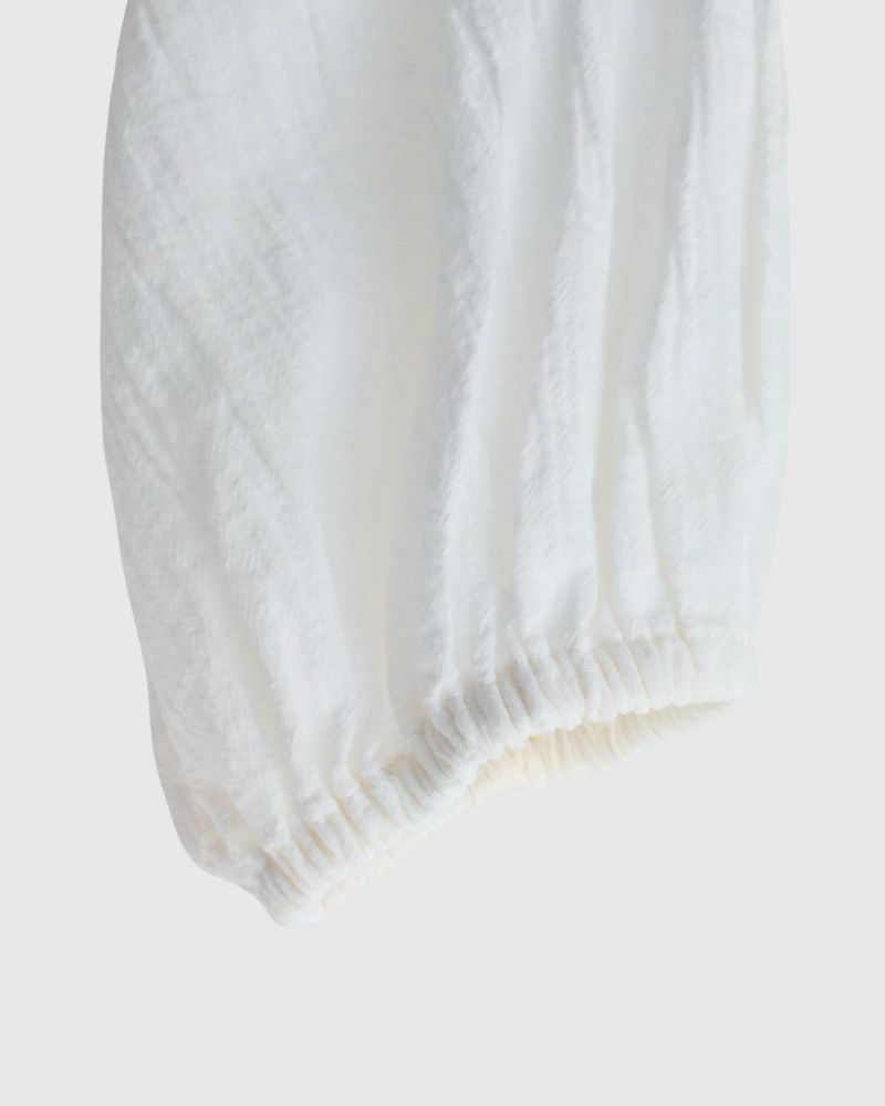 【sale】シーチングパフシシュウOP White　02