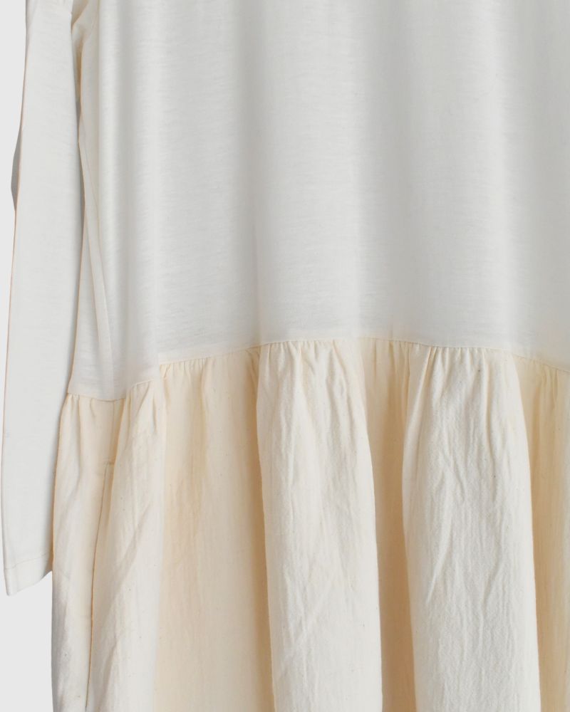 パフスリーブワンピース Ecru