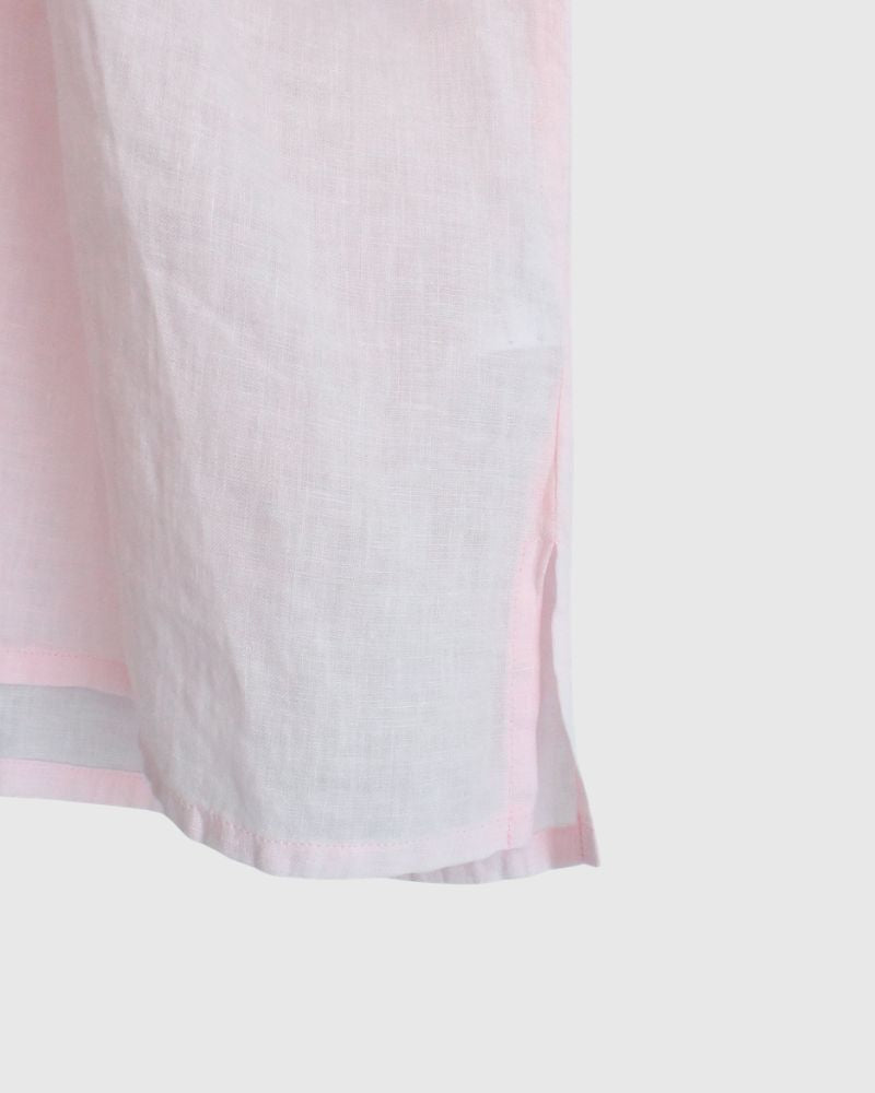 フリルトップ ブラウス Pink