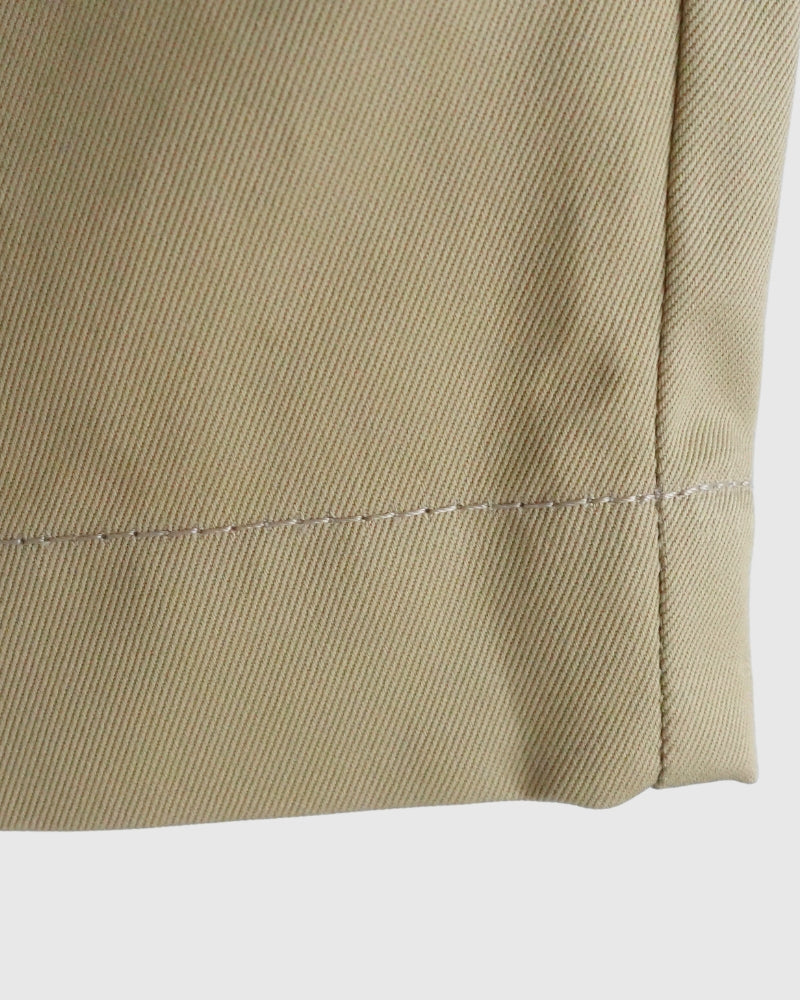 WEST POINT 2TUCK TAPERED EASY PANTS Beige