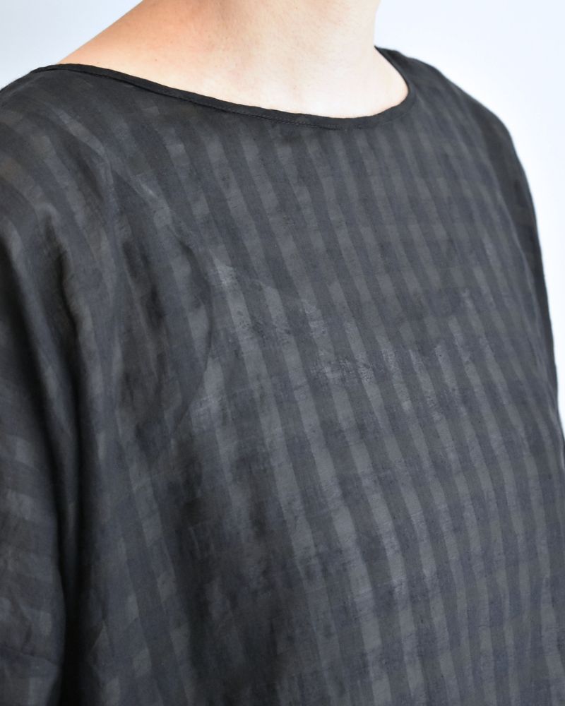 DROP SHOULDER SMOCK Black