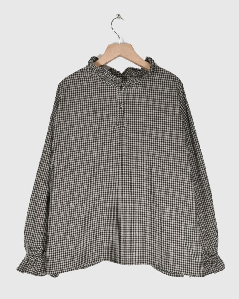 ヴィンテージカラー2wayプルオーバー Gingham