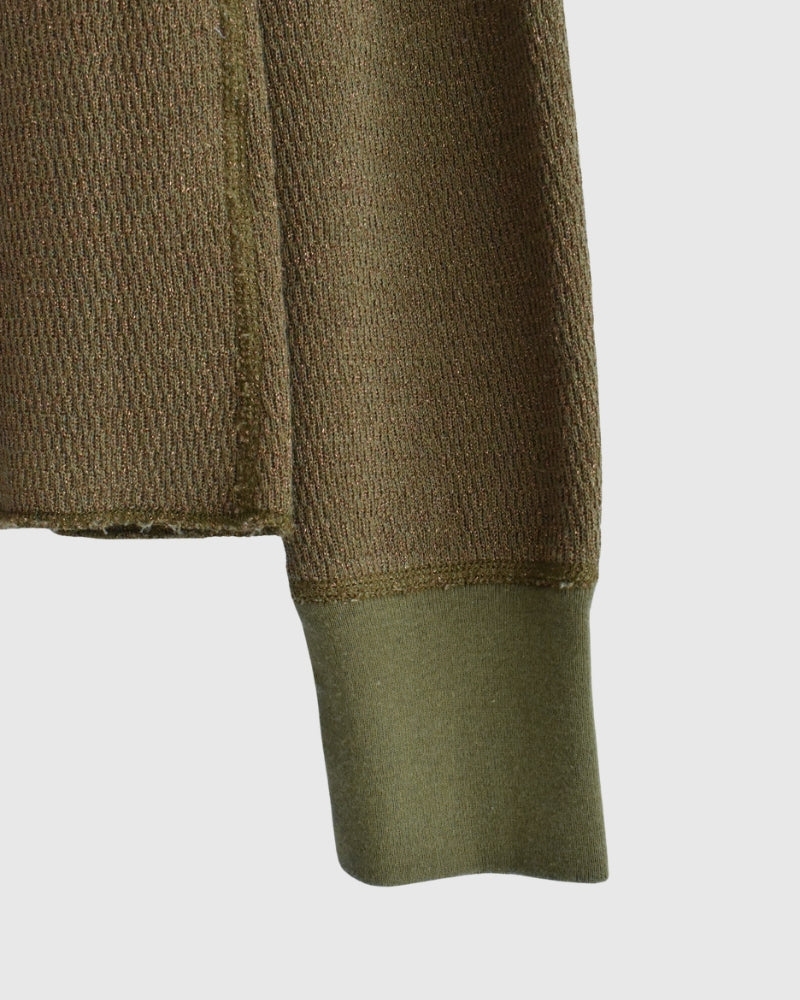 ラメサーマル リメイクカーディガン Khaki