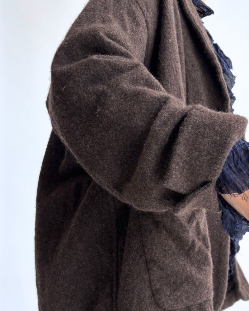 ウールテーラードジャケット Brown