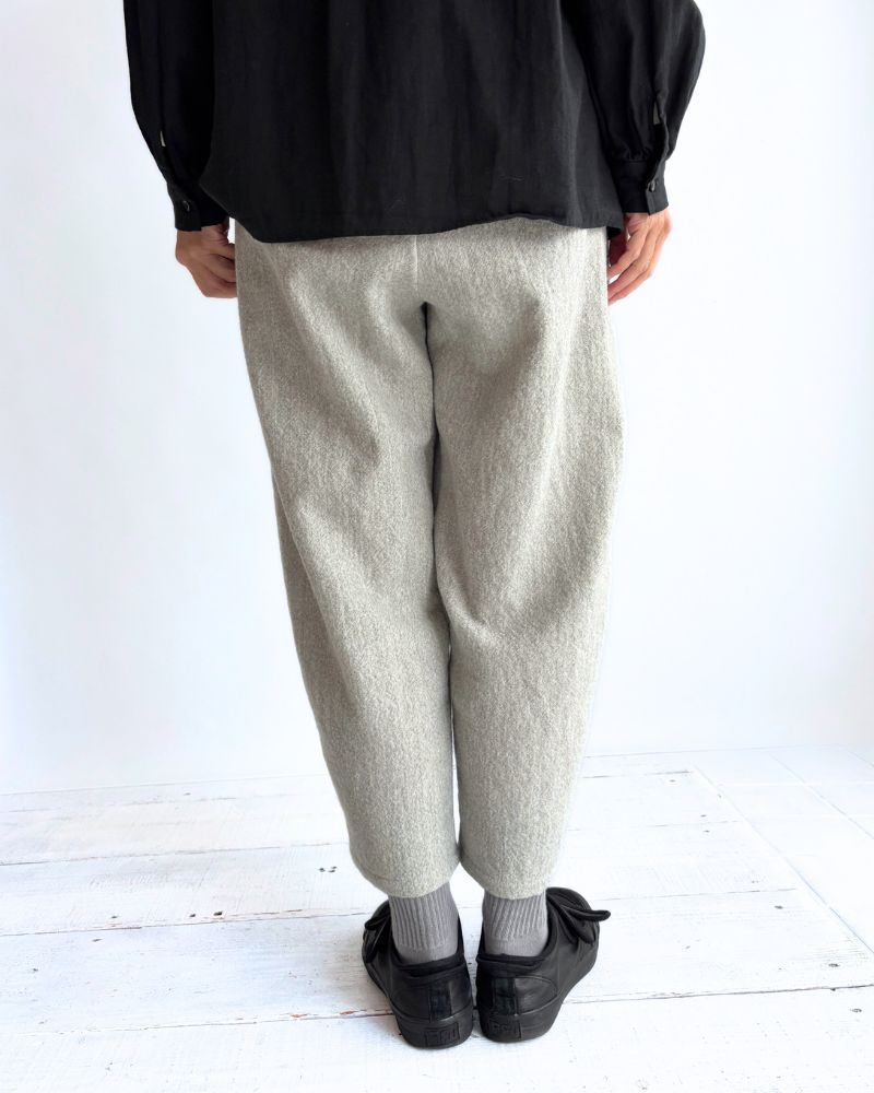 コクーンパンツ（ウール） LightGray