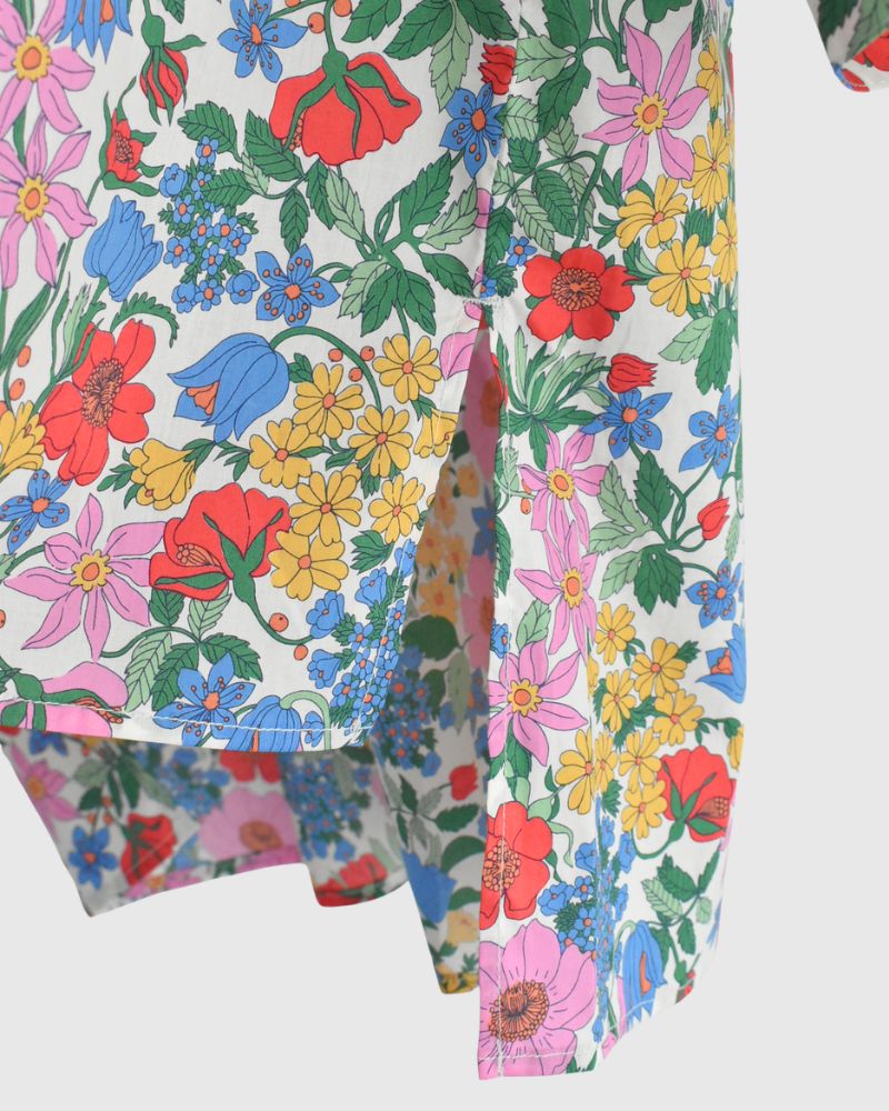 スキッパーシャツ（LIBERTY） ClarabellPink