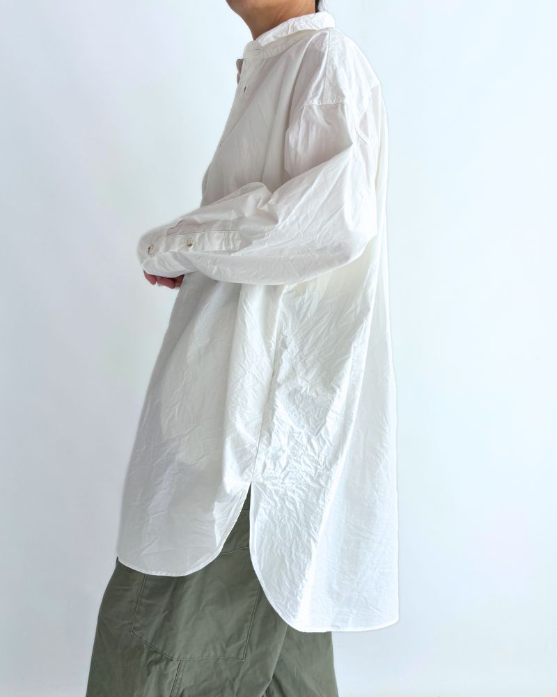 タイムレスロングシャツ White