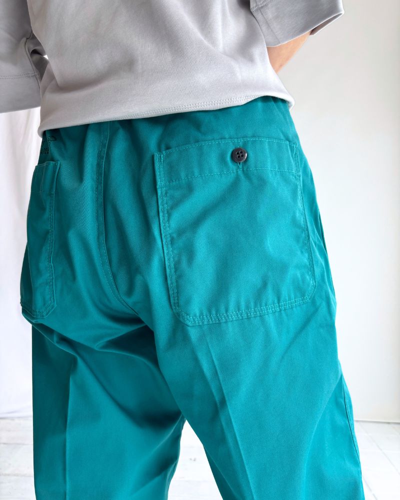 PE/Cツイル センタープレスパンツ LightGreen